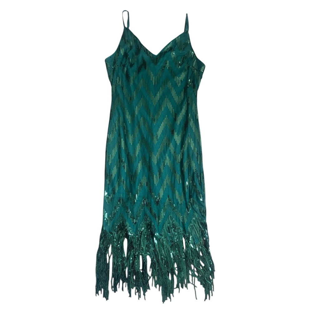 Shein Sequined Dress Never Worn Green Size Large